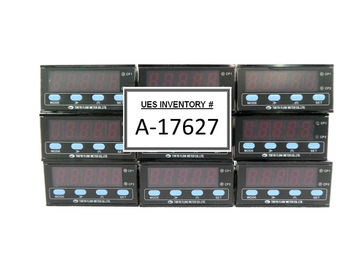 Used Tokyo Flow Meter EM-0100 Digital Meter MULTI-DIGITALMETER 2~20 L/min Lot of 9