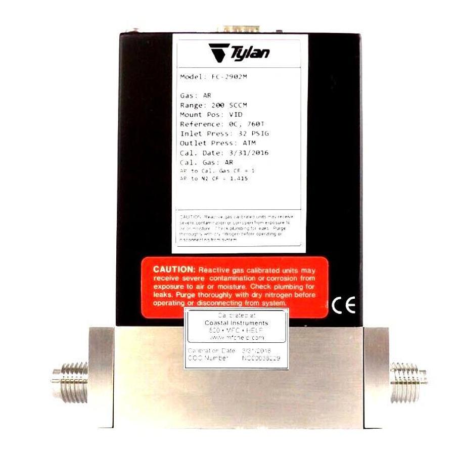 Refurbished Tylan FC-2902M Mass Flow Controller 200 SCCM AR 2900 Series OEM Refurbished