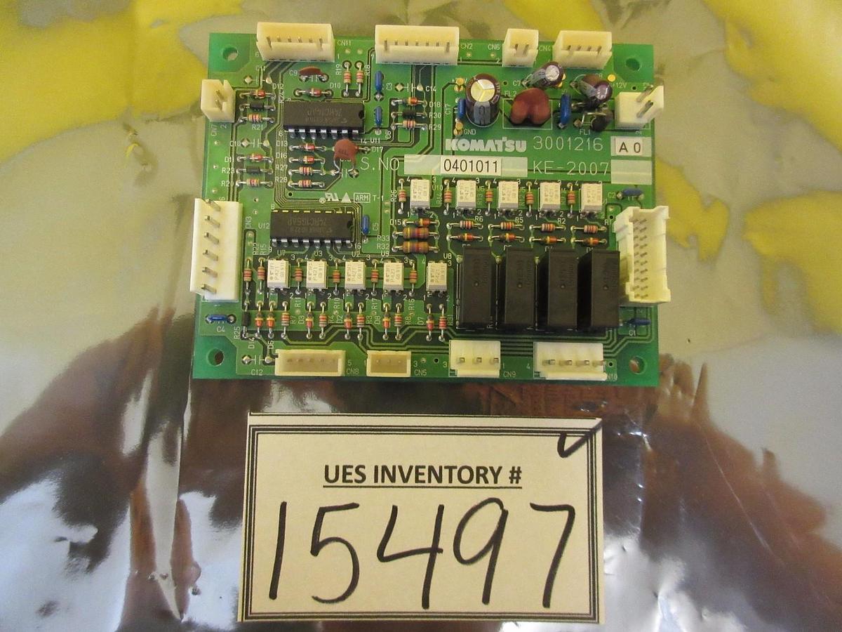 Used Komatsu 3001216A0 KE-2007 Interface Board PCB Used Working