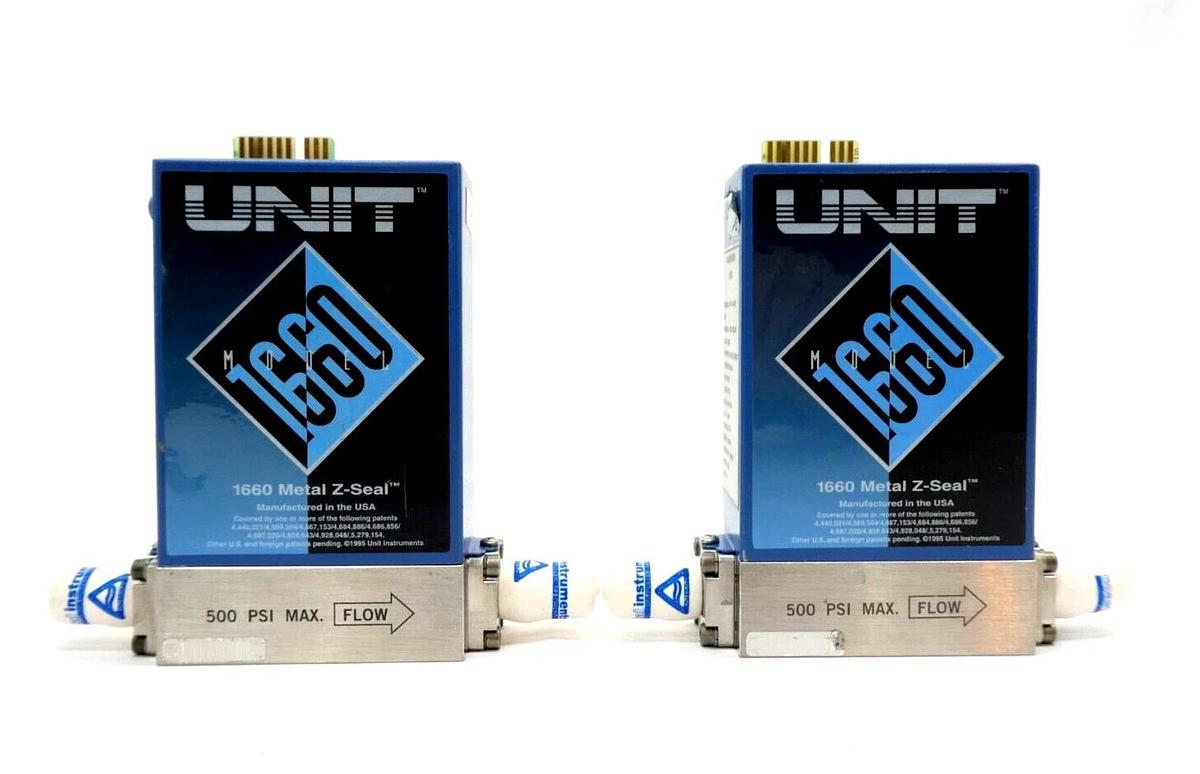 Refurbished UNIT UFC-1660 Mass Flow Controller MFC Reseller Lot of 7 OEM Refurbished
