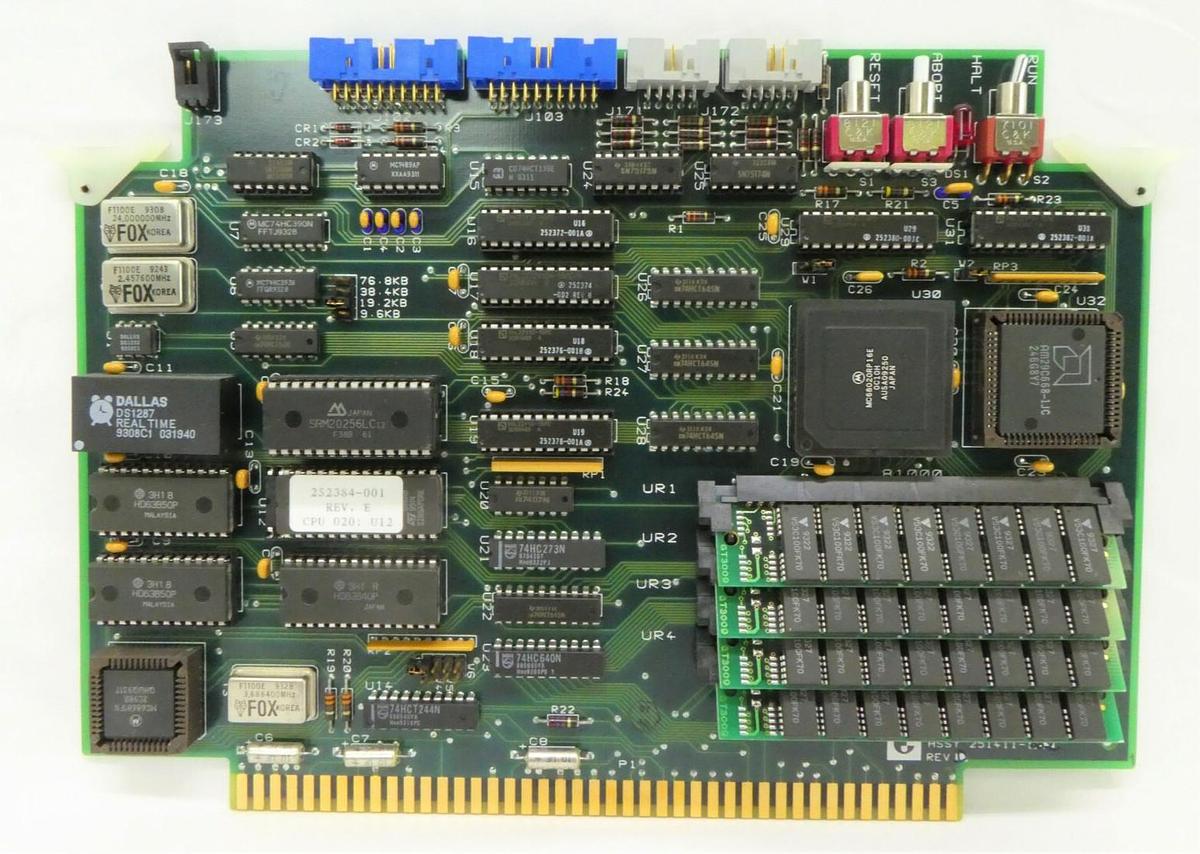 Used Electroglas 251411-002 CPU 020 Card PCB  4085x Horizon PSM Working Surplus