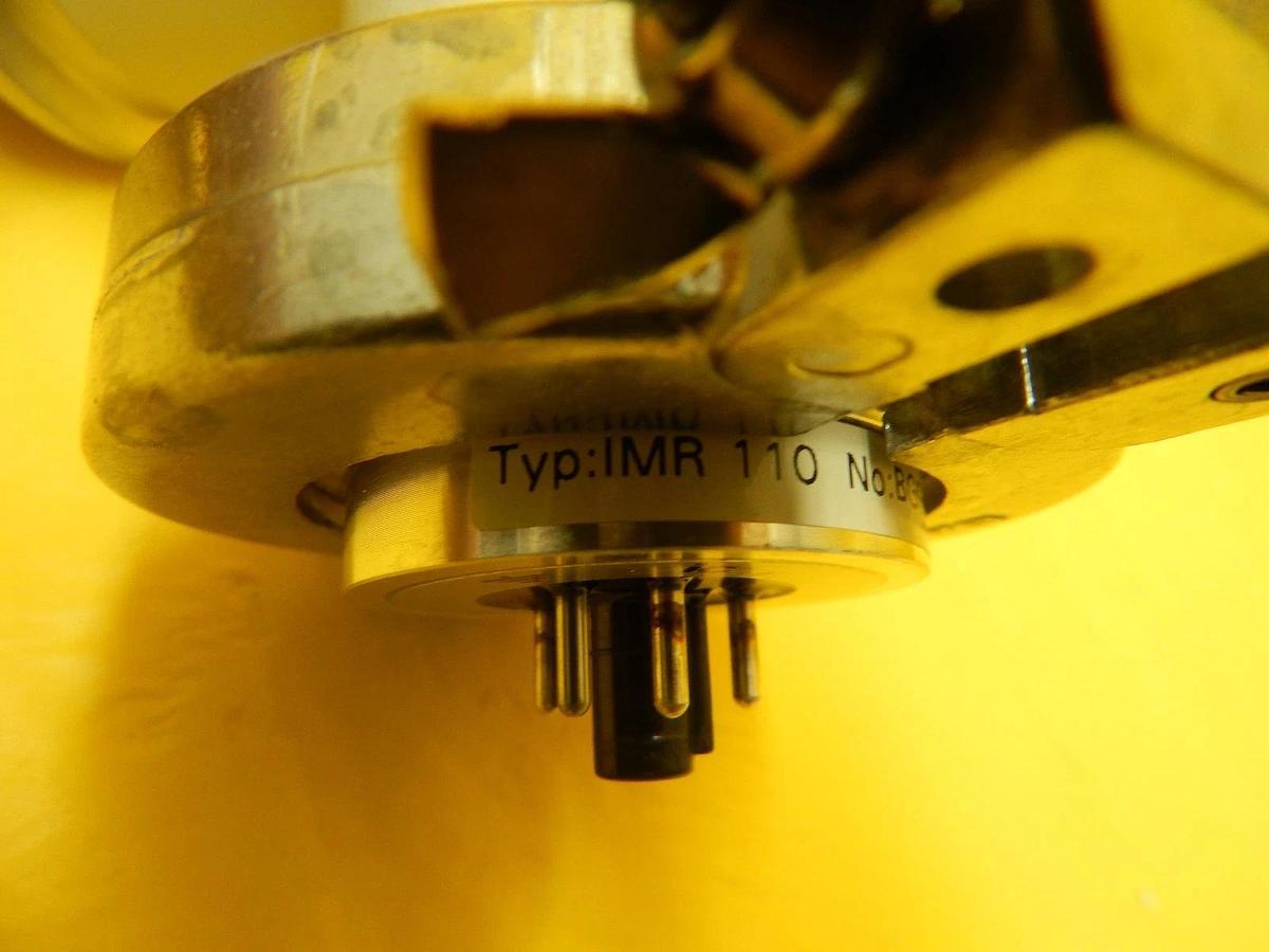 Used Balzers BG GO1 503 Ion Gauge Head High Pressure Measuring Unit IMR 110 Used
