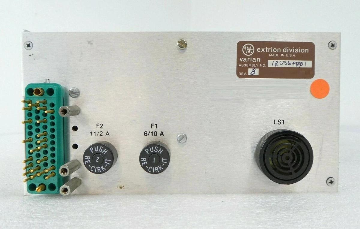Used Varian 106564001 Automatic Cryopump Regeneration Controller Rev. B No Key Spare