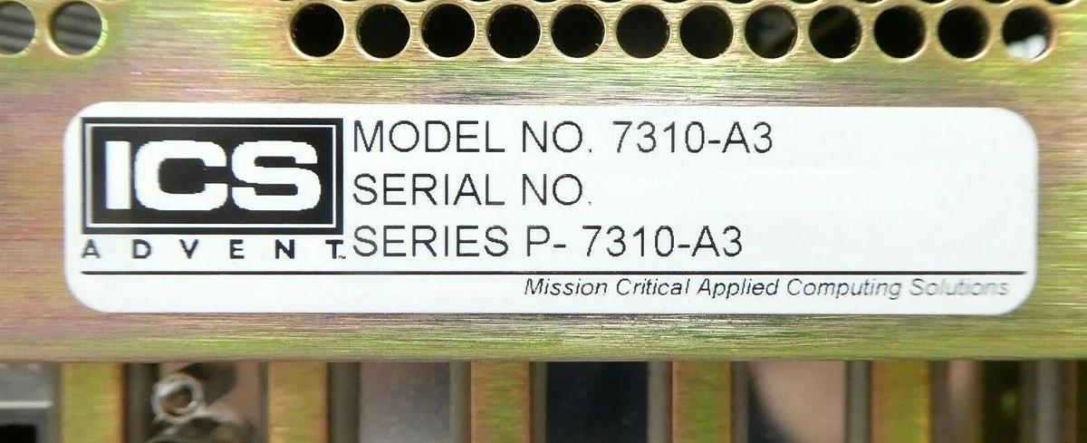 Used ICS Advent 7310-A3 Industrial Computer Mattson Technology 512-13006-00 New Spare