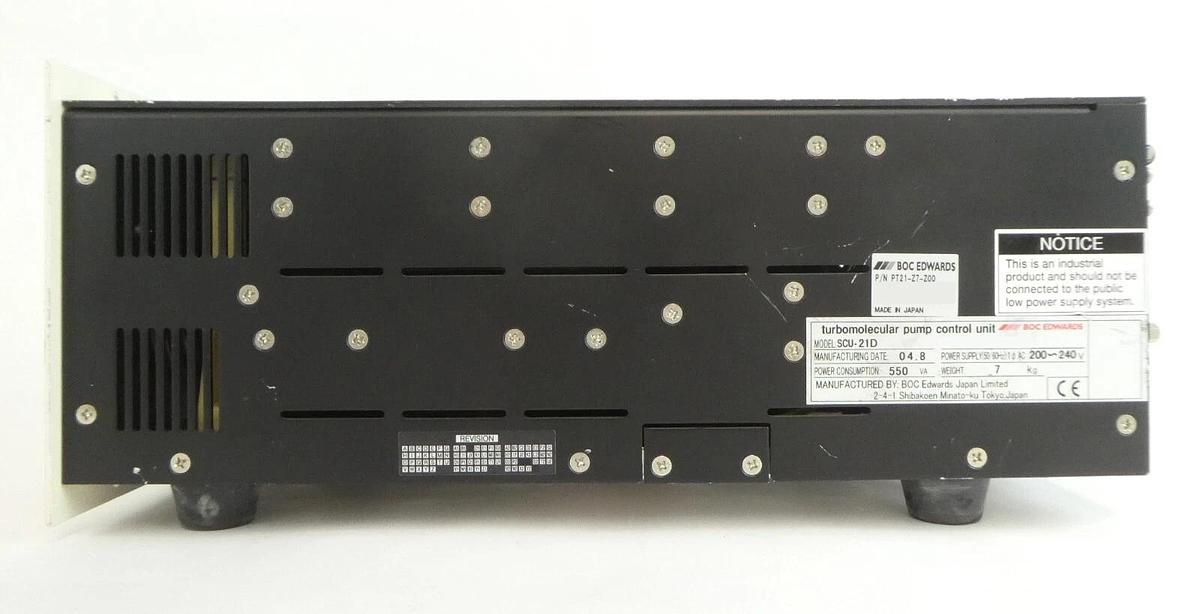 Used SCU-21D Seiko Seiki PT21-Z7-Z00 Turbomolecular Pump Controller Turbo Working