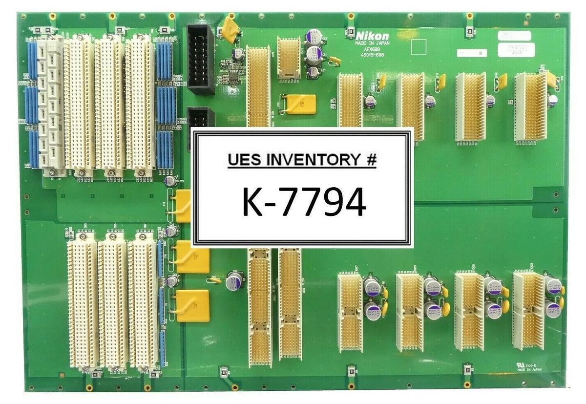 Used Nikon 4S019-608 Backplane PCB AFX6BB NSR FX-601F FPD Lithography System Working
