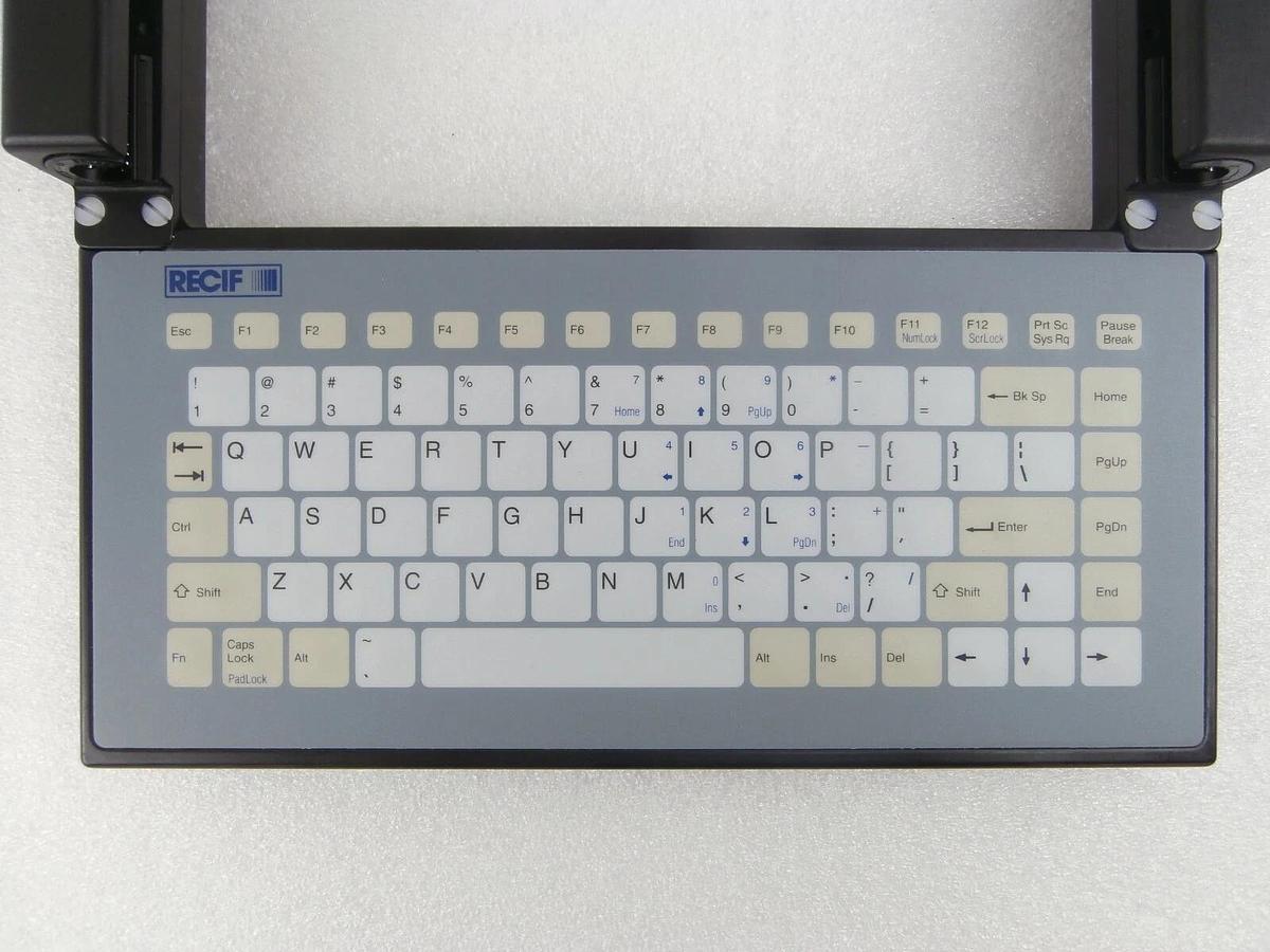 Used RECIF Technologies Keyboard Panel IDLW8 200mm Optical ID Reader Sorter Working