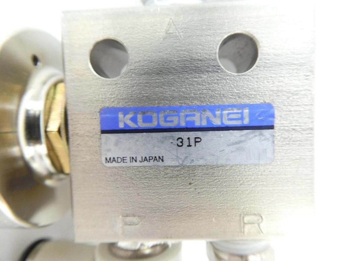 Used Koganei 31P Air-Piloted Valve TAC 34AL Operator TEL Lithius Lot of 22 Working