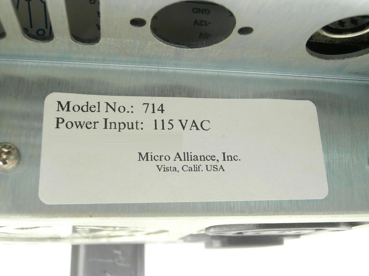 Used Micro Alliance 714 System Control Computer Plasma-Therm Clusterlock 7000 Spare