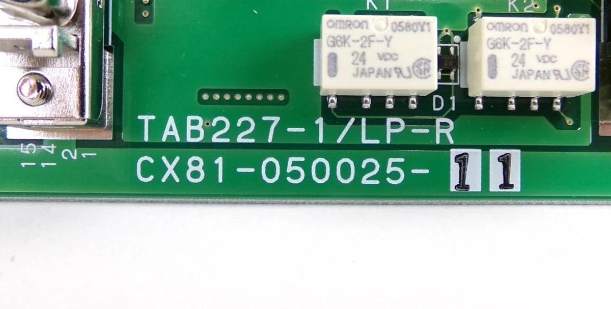 TEL Tokyo Electron CX81-050025-11 Interface Board PCB TAB227-1/LP-R New Surplus