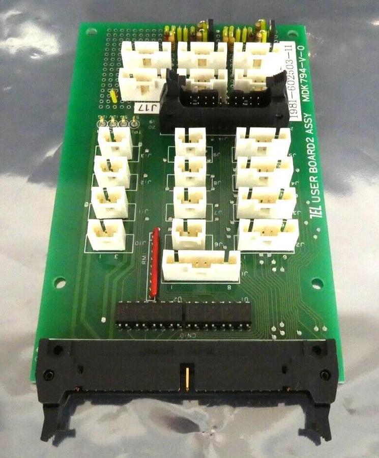 TEL Tokyo Electron 1981-602503-11 User Board2 Assy PCB New Spare