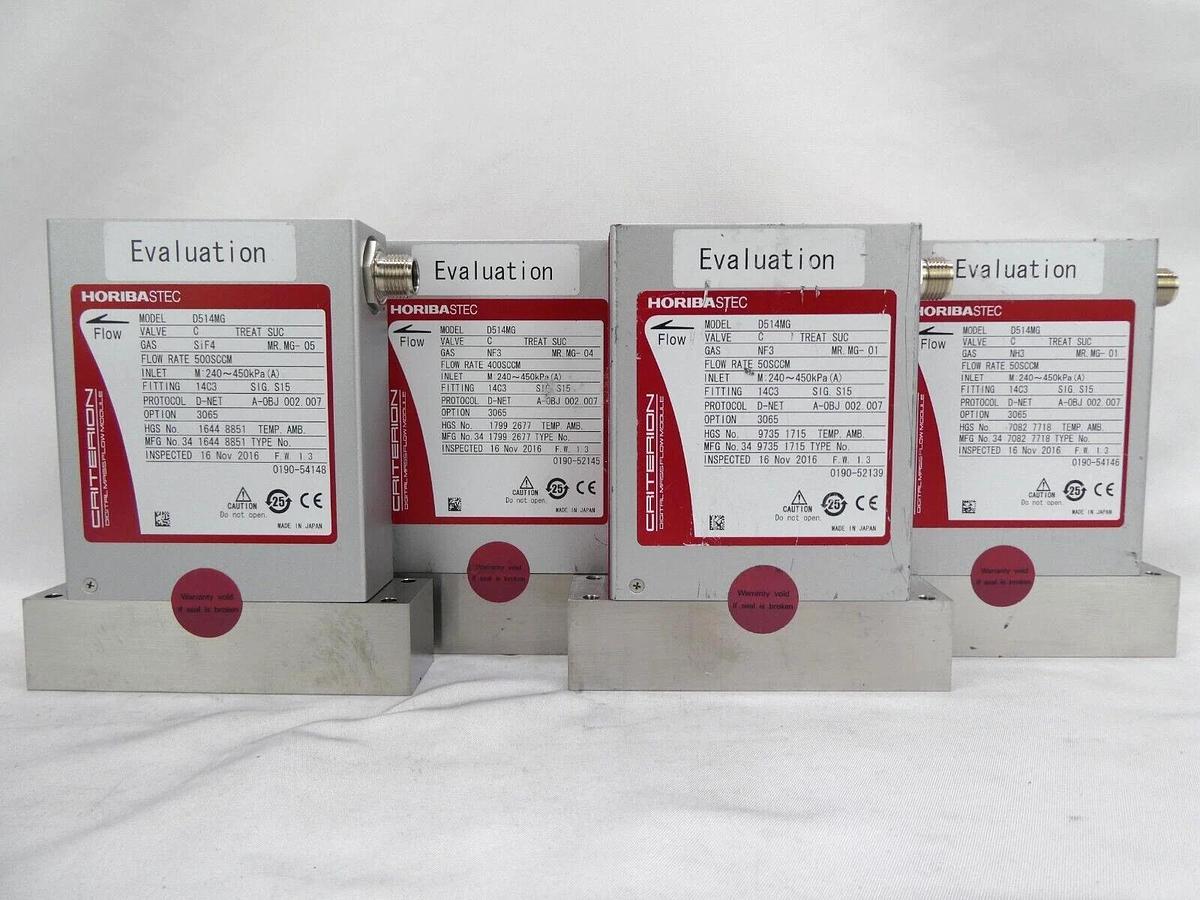 Used Horiba STEC D514MG Mass Flow Controller MFC Reseller Lot of 12 Working