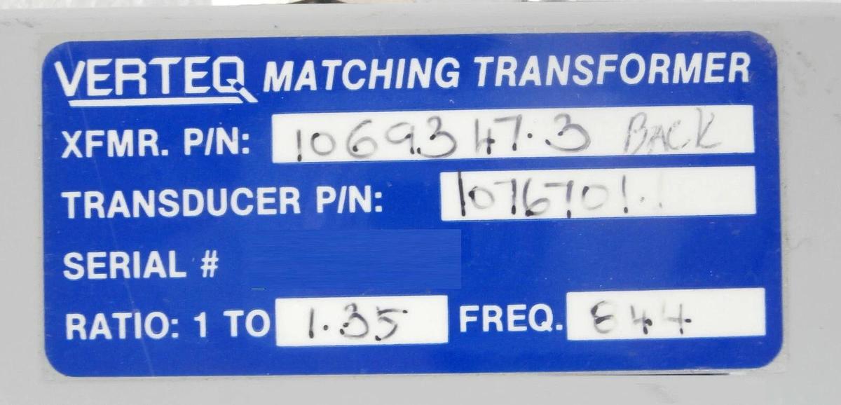 Used Verteq 1069347.3 RF Matching Transformer Ratio 1.35 Reseller Lot of 5 Working