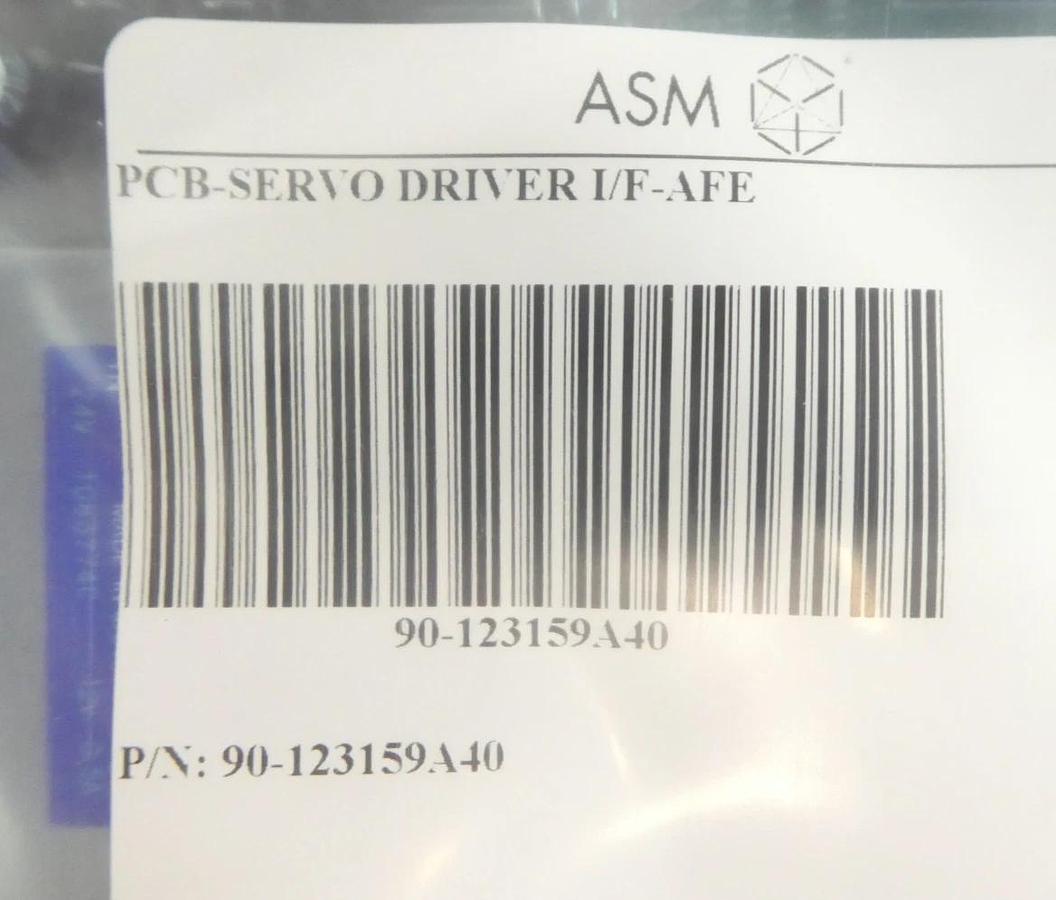 ASM International 90-123159A40 Servo Driver Interface Board PCB New Surplus
