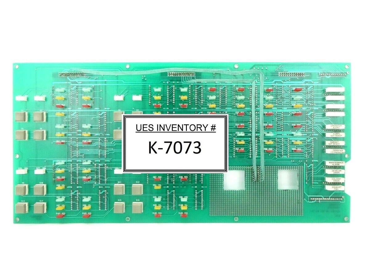 Used Microbar Systems S17-001-00 Trackmate Operator Input Panel PCB Rev. 02-01 Spare