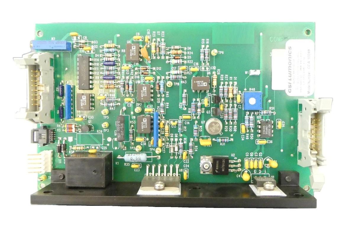 Used GSI Lumonics 3M-14986 Interface PCB CCA-10069 KLA-Tencor CRS-3000 Working