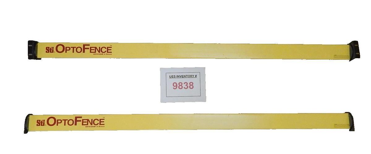 Used Sti OF4172B-2 OptoFence 72" Light Curtain Receiver Transmitter Set Working