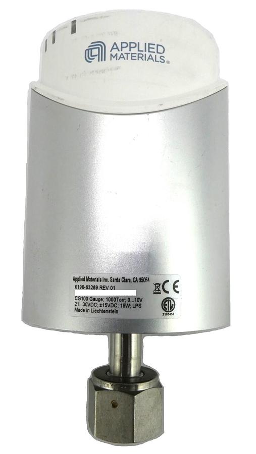 Used AMAT Applied Materials 0190-63269 Baratron Pressure Transducer Tested Working
