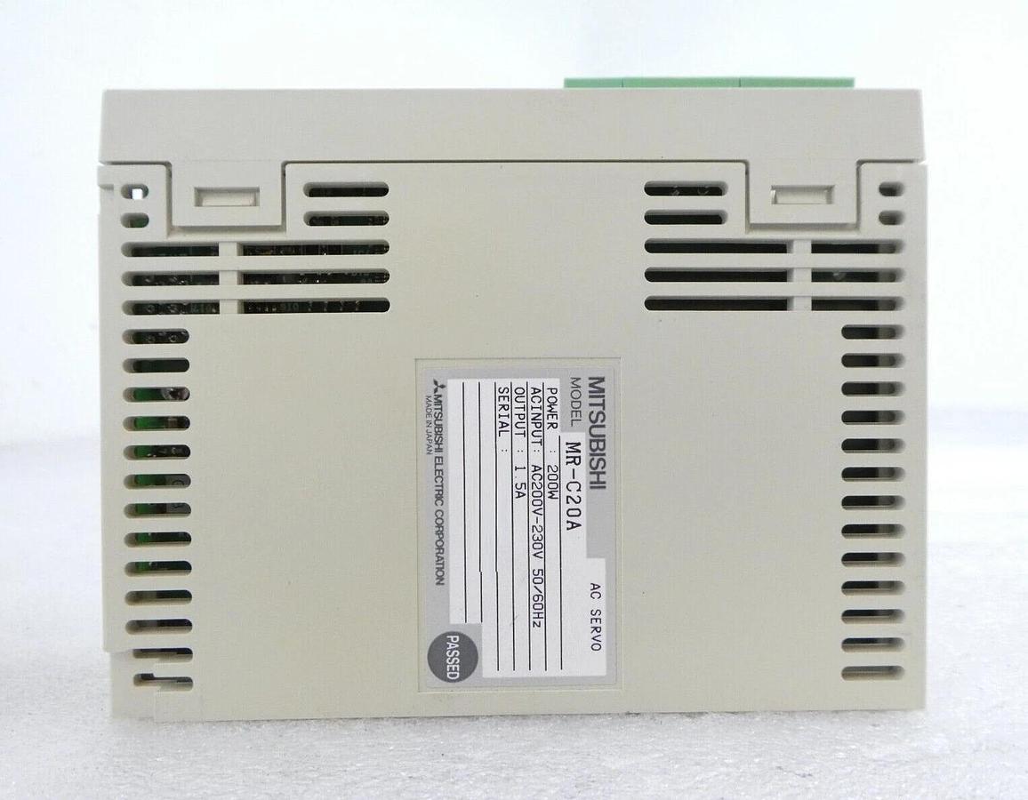 Used Mitsubishi MR-C20A AC Servo Driver MELSERVO Asyst Shinko VHT5-1-1 OHV Working