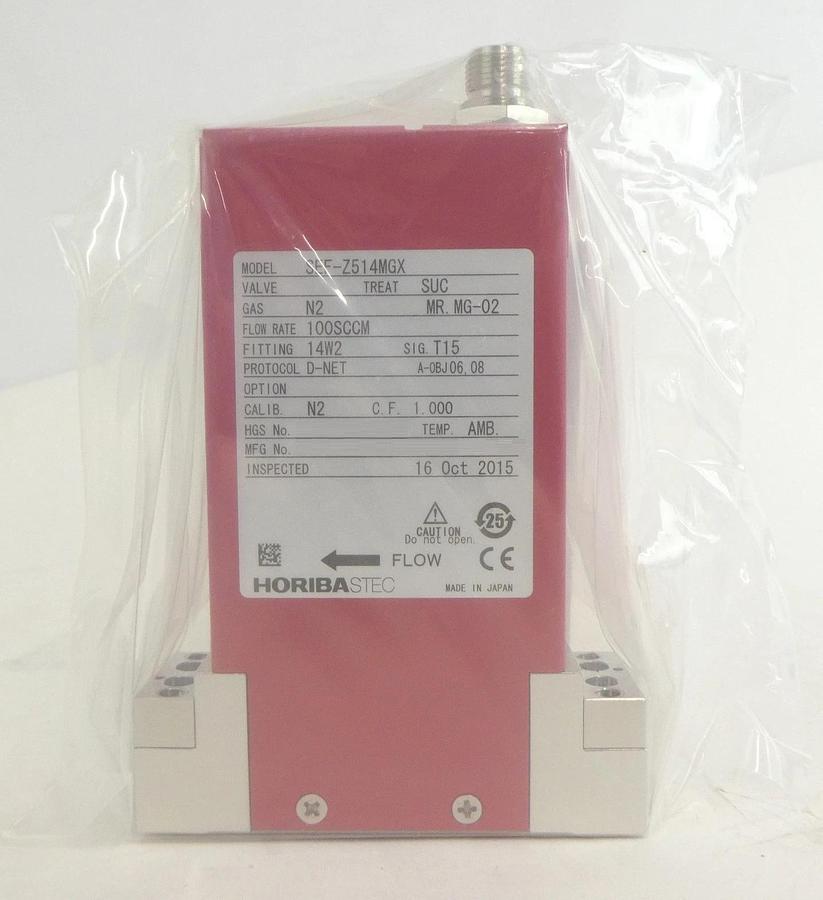 Horiba STEC SEC-Z514MGX Mass Flow Controller MFC Z500 120 SCCM HCI Lot of 2 New
