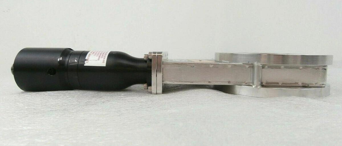 Used Edwards NGW415000 Pneumatic Gate Valve Copper Cu Exposed Working Spare