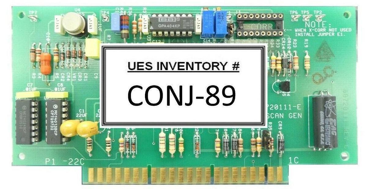 Used Brookhaven 10720111-E X Scan Gen PCB Card P1-22C Varian Ion Implant E20000185