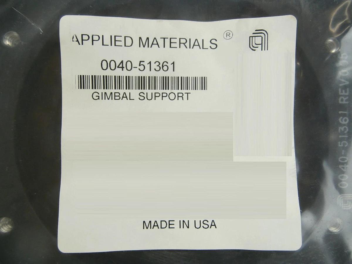 AMAT Applied Materials 0040-51361 Gimbal Support New Surplus