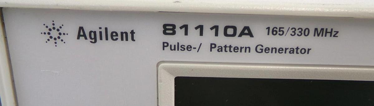 Used Agilent 81110A Pulse Pattern Generator 165/330 MHz with 81111A Modules Surplus