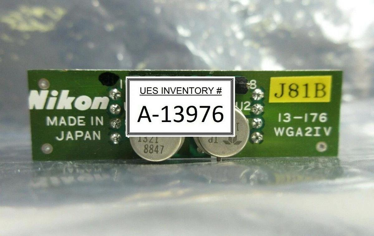 Used Nikon 13-176 Interface Board PCB WGA2IV NSR-1755G7A Step-and-Repeat G-Line Used