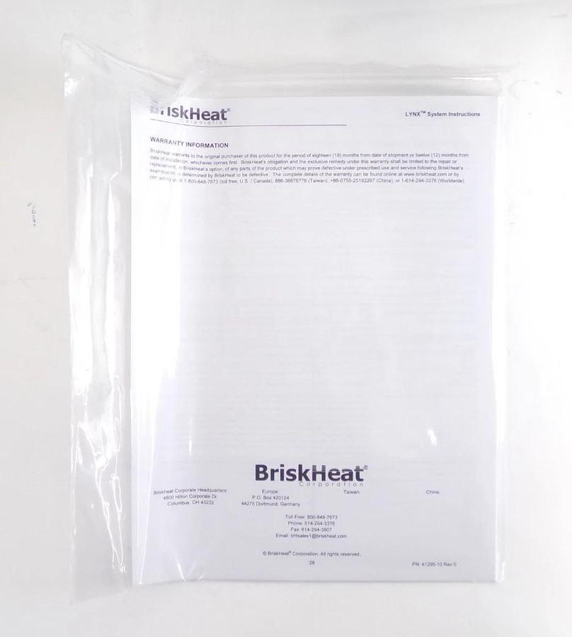 Used BriskHeat LYNX-OI-10 Digital Tempurature Controller Working