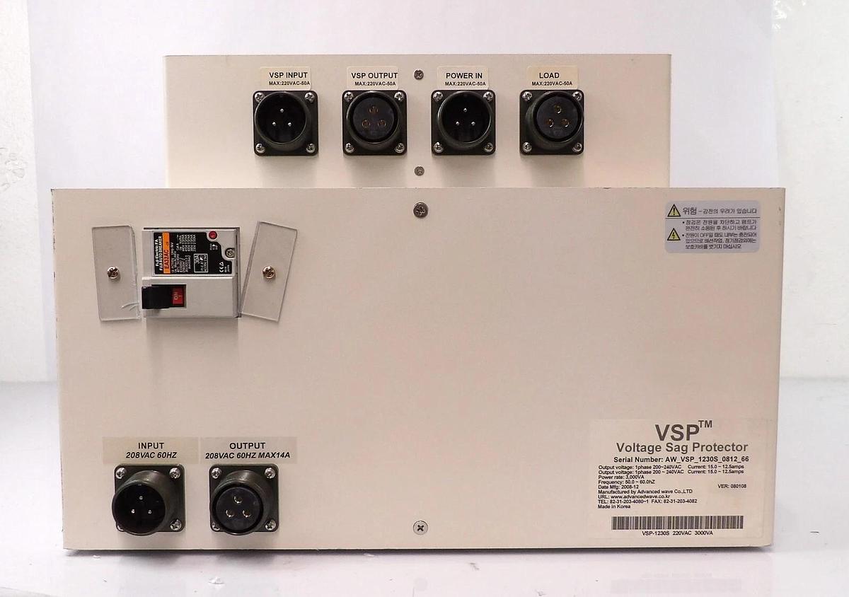 Used Advanced Wave VSP-1230S Voltage Sag Protector Untested Surplus