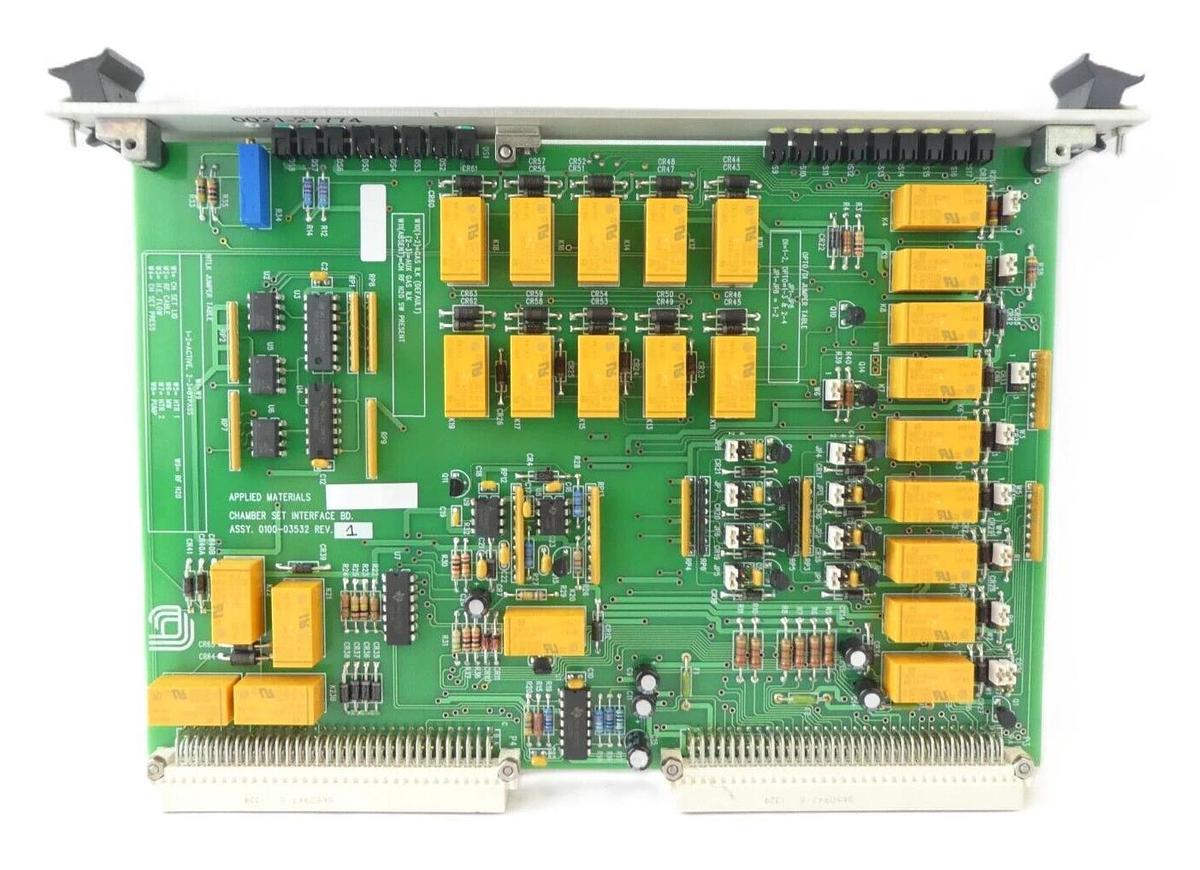 Used AMAT Applied Materials 0100-03532 Chamber Set Interface PCB Card Working Surplus