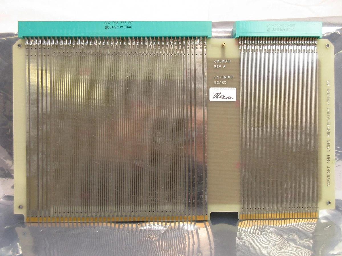 Used Laser Identification Systems 6050011 Extender Board PCB Lumonics LW-CO2 Used