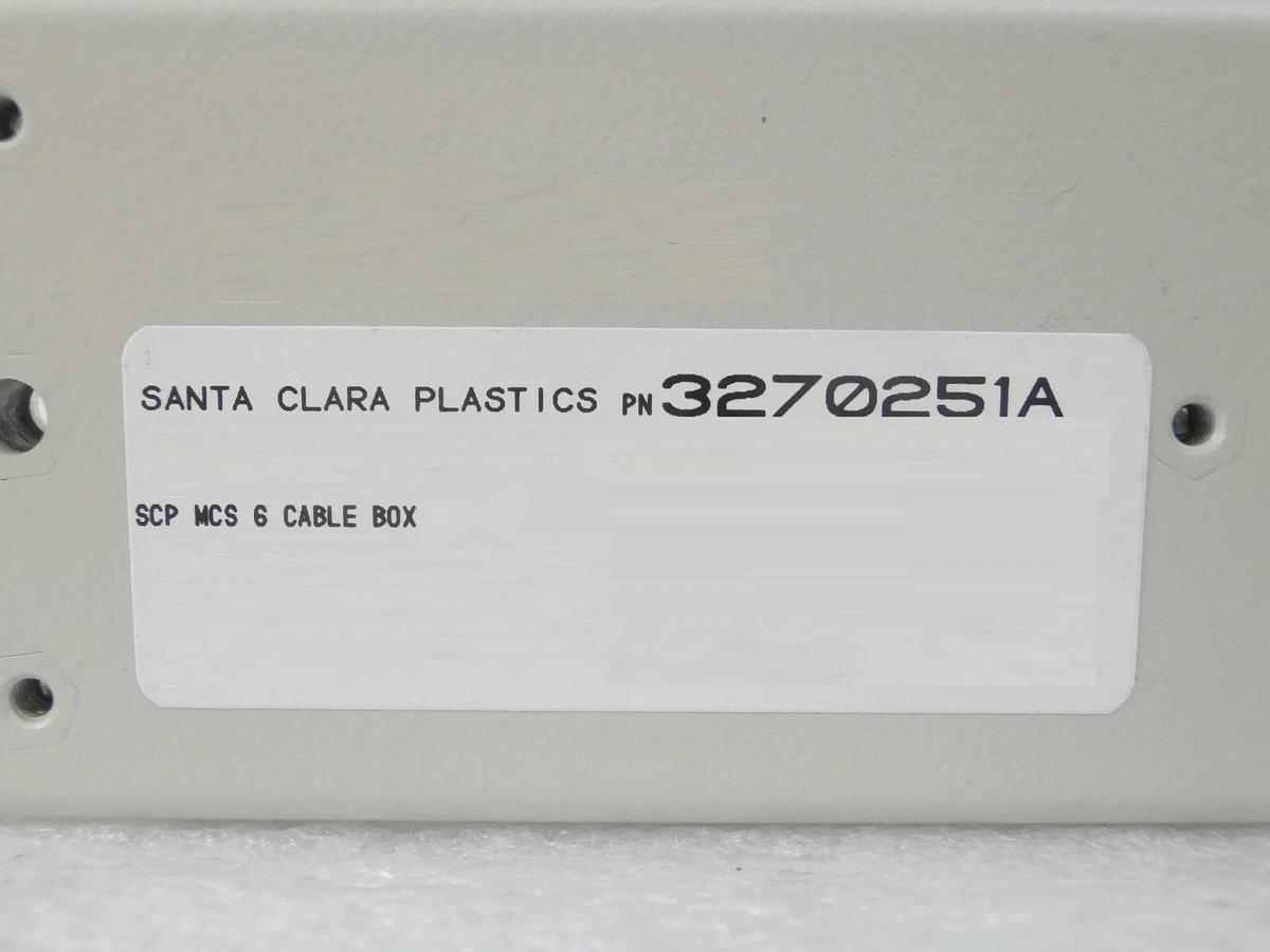 Used SCP Santa Clara Plastics 3270251A MCS 6 Cable Breakout Box Controller Working