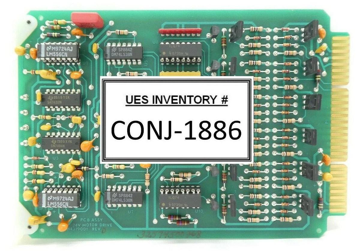 Used Varian Semiconductor VSEA DH4319001 24V Motor Drive PCB Card Rev. D Working