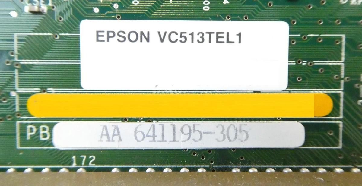 Used Epson VC513TEL1 Industrial Computer PC Motherboard 641195-305 TEL ACT8 Working