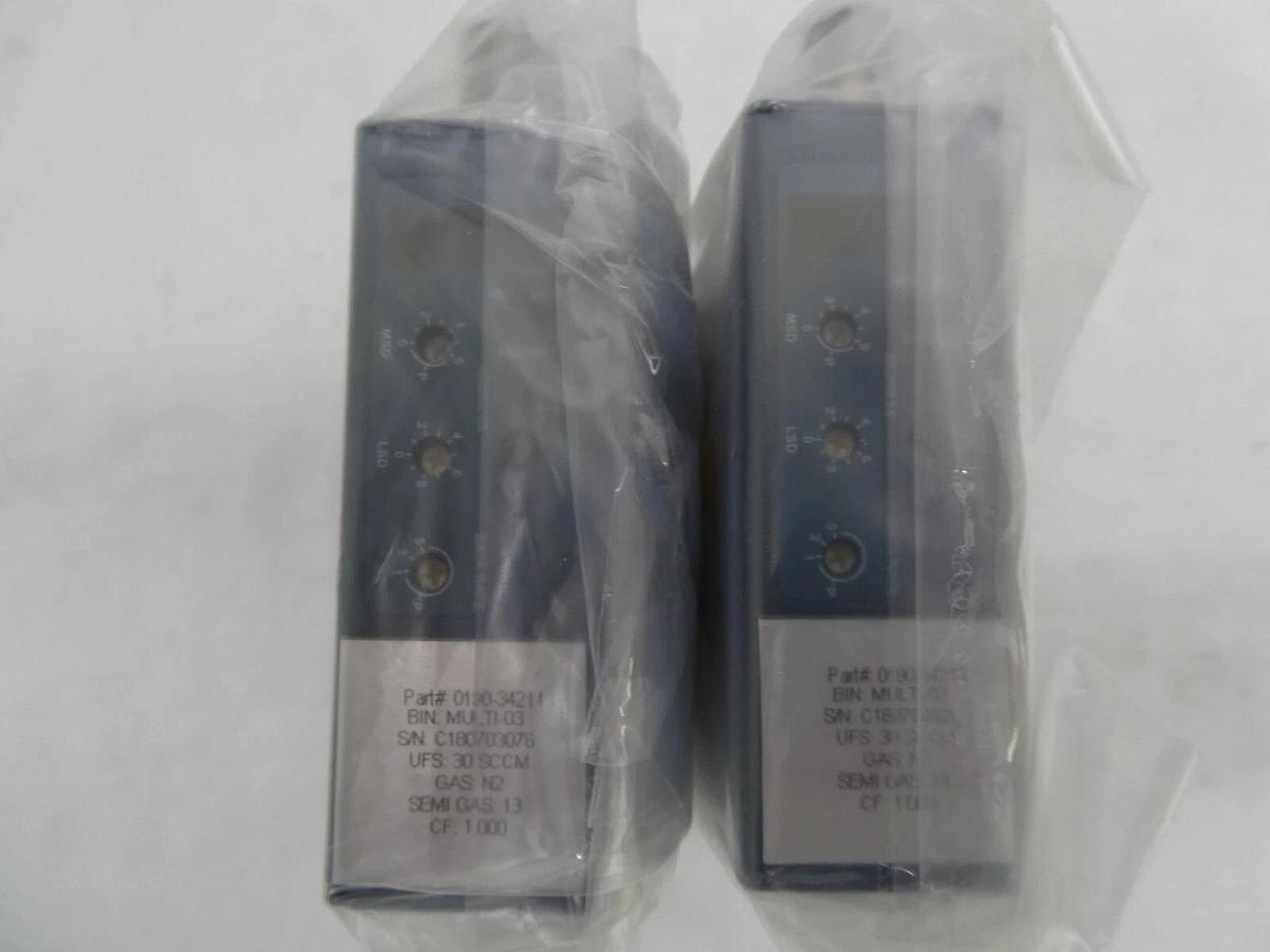 Aera FCP1980CBAXDIDJAA Mass Flow Controller MFC AMAT 0190-34211 Lot of 2 New