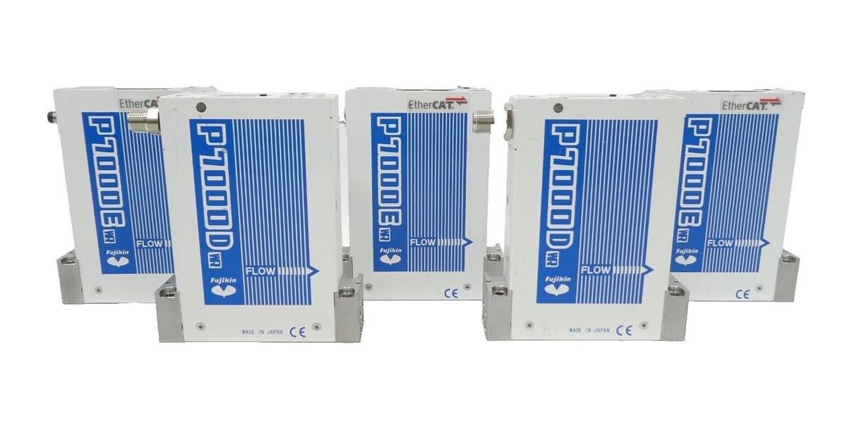 Used Fujikin P7000 Mass Flow Controller MFC P7000E P7000D Reseller Lot of 5 Working