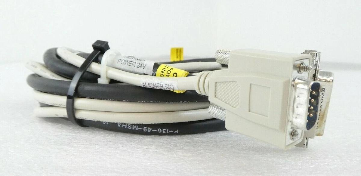 Used Brooks 002-8538-04 Prealigner Interface Cable Set of 2 KLA-Tencor eS31 Working