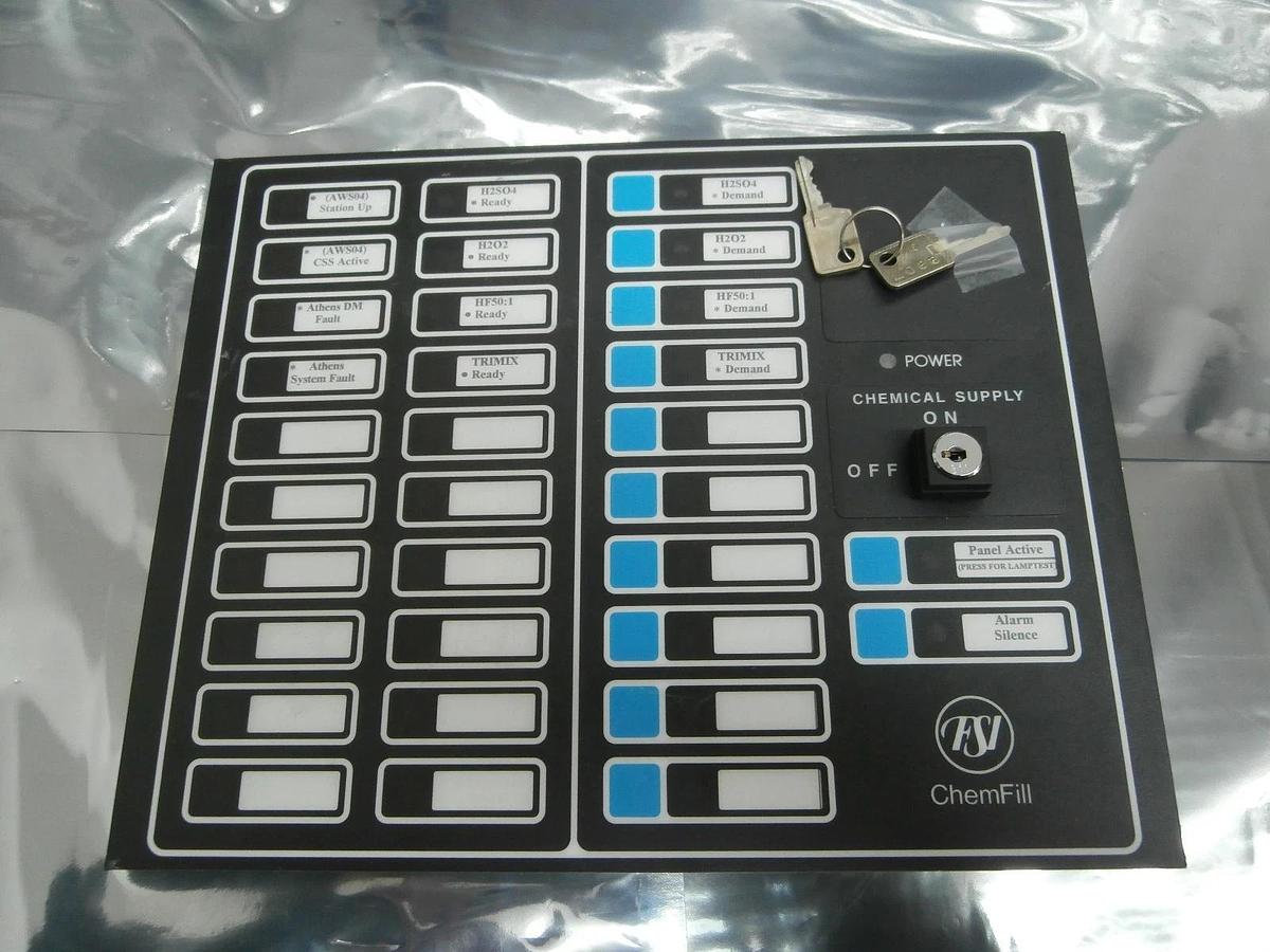 Used FSI International 404126-001 Chemfill Operator Interface Panel Used Working