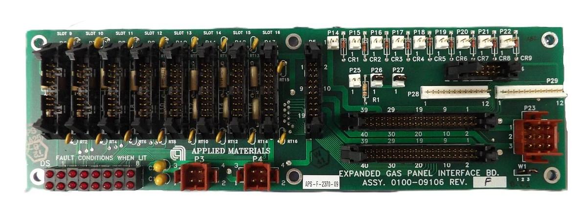Used AMAT Applied Materials 0100-09106 Expanded Gas Panel Interface PCB Board New