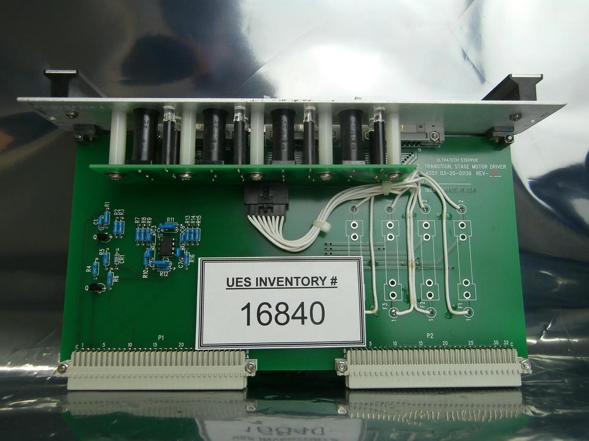 Used Ultratech Stepper 03-20-01130 Transition Stage Motor Driver PCB Card Right Y