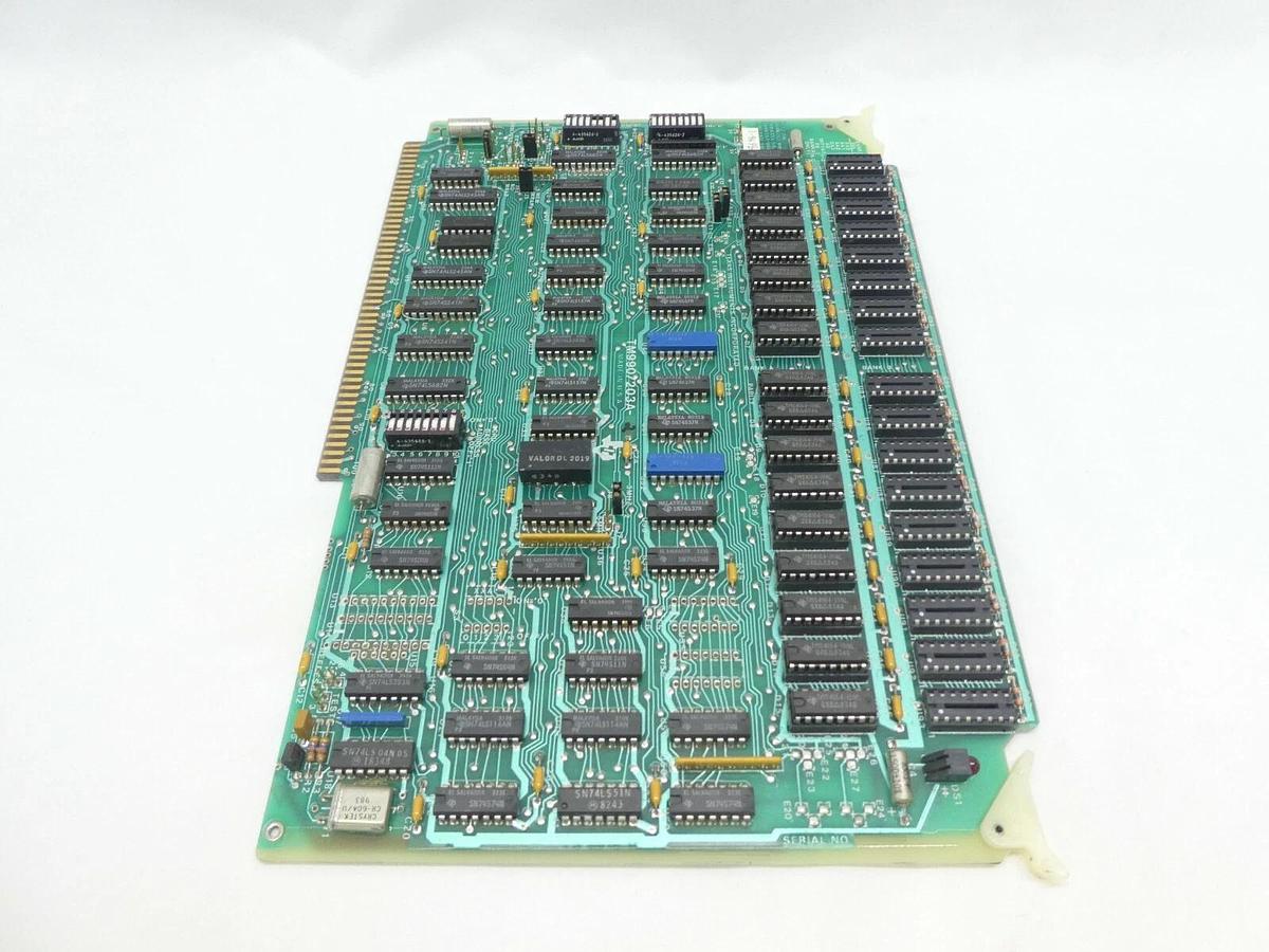 Used Texas Instruments 1600252-0005 RAM Module PCB Card TM990/203A-2 Varian F9646001