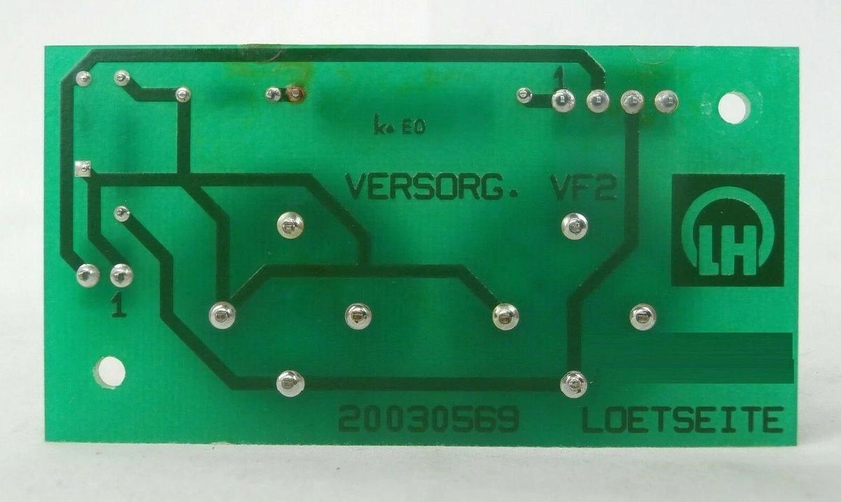 Used Leybold Vacuum 20030569 Input Feed VF2 Board PCB ULTRATEST UL 500 Working Spare