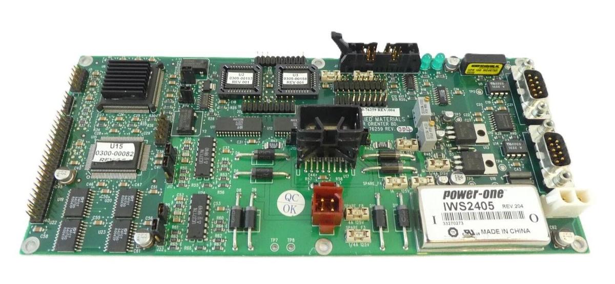 Used AMAT Applied Materials 0100-76259 Wafer Orienter PCB Card Working Surplus