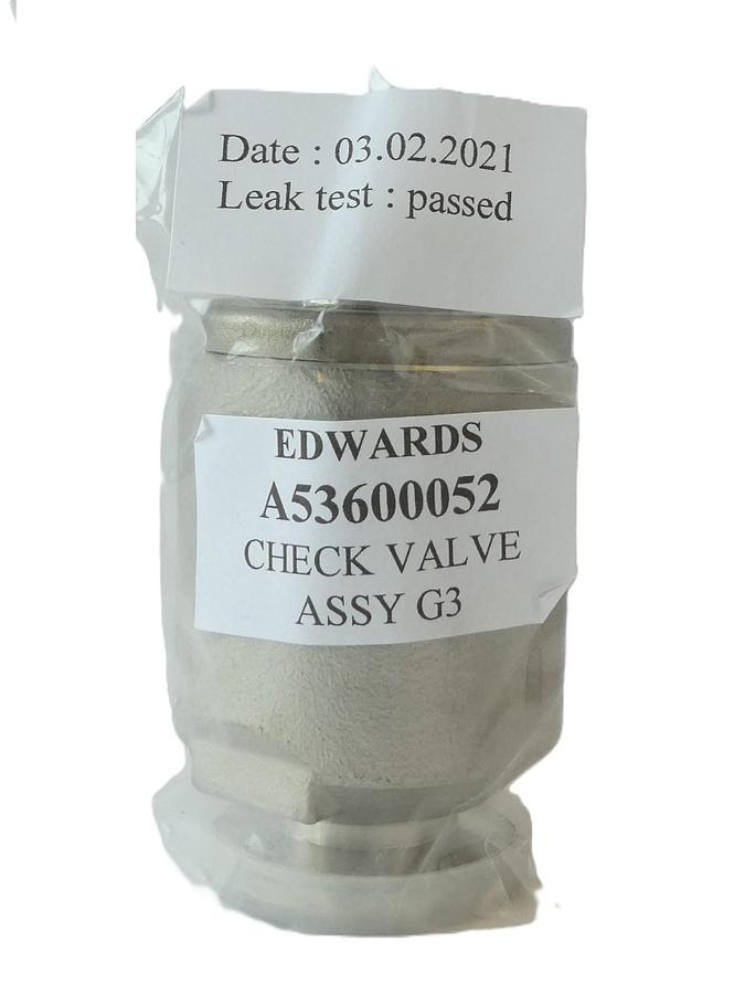 Edwards A53600752 Vacuum Pump Check Valve iGX Series NW25 New Surplus
