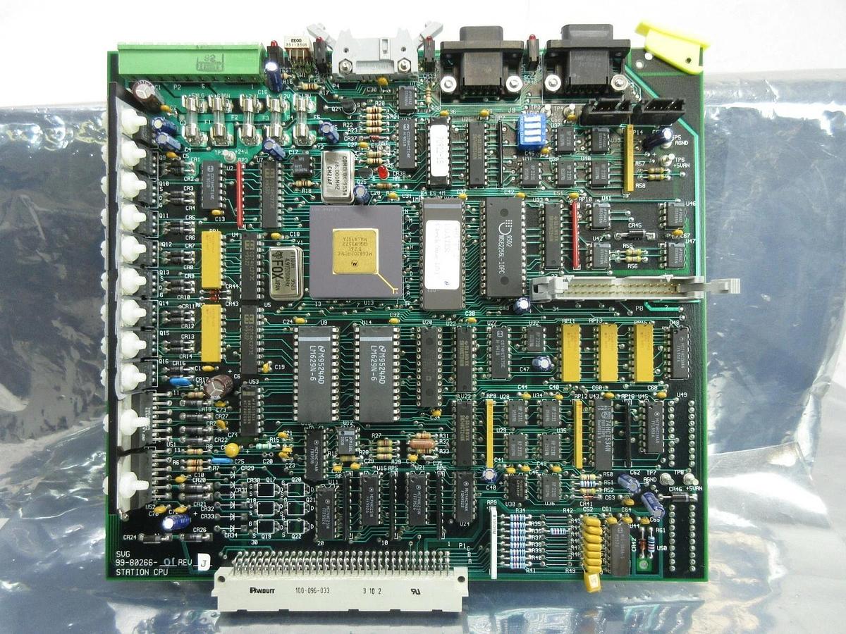 Used SVG Silicon Valley Group 99-80266-01 Coater Station CPU PCB Card Rev. J 90S Used