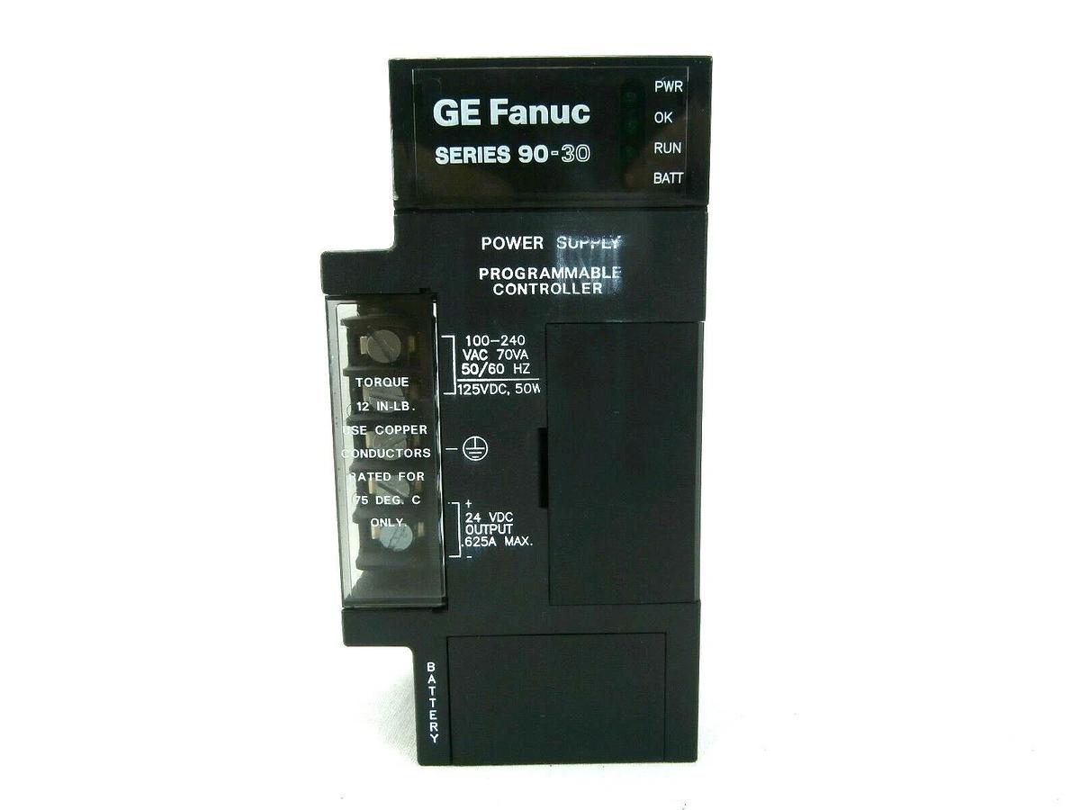 Used GE Fanuc Series 90-30 10-Slot PLC Control System IC693PWR321N IC693MDL645B Used