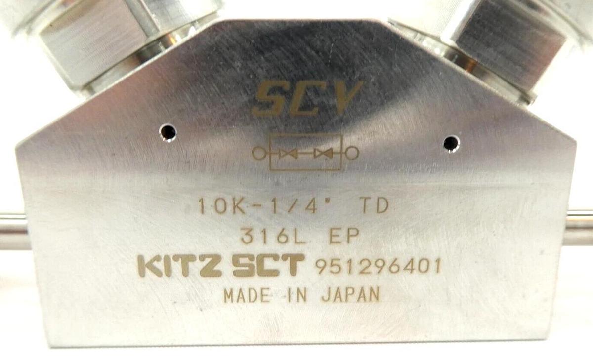 Used KITZ SCT 951296401 Block Valve 10K-1/4" TD 316L EP Reseller Lot of 13 Working