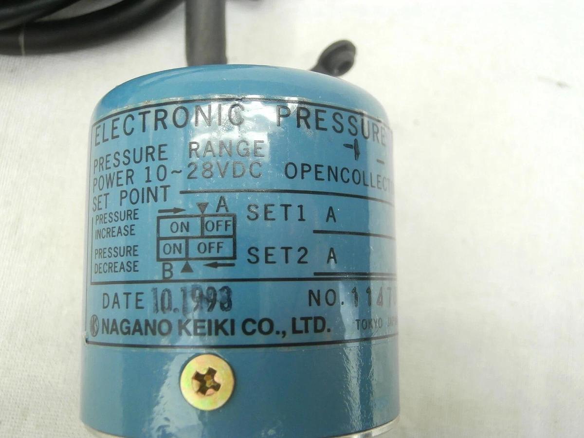 Used Nagano Keiki CE10 Electronic Pressure Switch TEL ID86-004116-13 Unity II Used